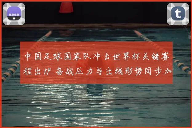 中国足球国家队冲击世界杯关键赛程出炉 备战压力与出线形势同步加大